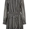 Aaiko Jurk GABRY IKAT DOT VIS 515