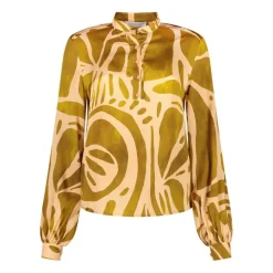 Amaya Amsterdam Milly Blouse Olijf