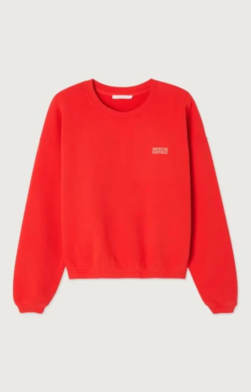 American Vintage Sweater Oranje IZU03AE25