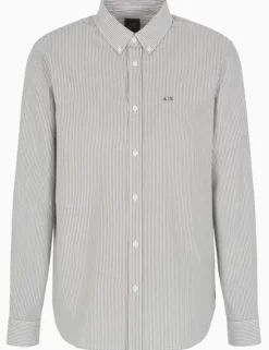Armani Exchange Overhemd Grijs 6DZC02