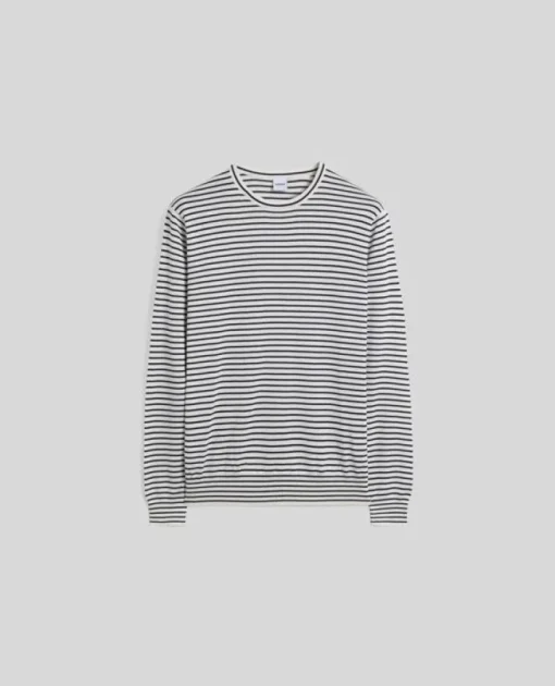 Aspesi Trui Gestreept Blauw M707/M127