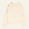 B&SH Sweatshirt Ecru 1E25ROBB
