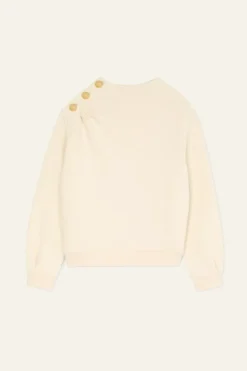 B&SH Sweatshirt Ecru 1E25ROBB