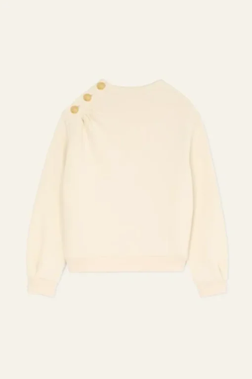 B&SH Sweatshirt Ecru 1E25ROBB