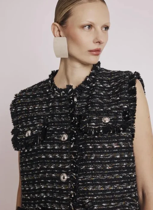 Berenice Gilet Zwart 19VADOR10UDE