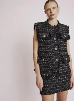 Berenice Gilet Zwart 19VADOR10UDE
