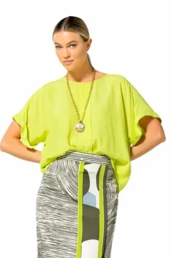 Caroline Biss Blouse lime 1636-66