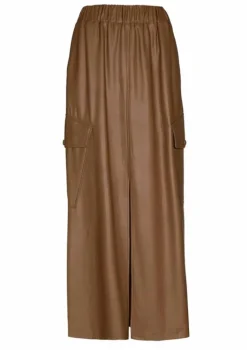 Caroline Biss Cargo Rok Leer 4791