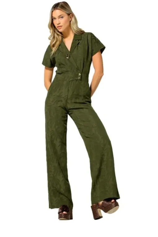 Caroline Biss Jumpsuit Groen 1541