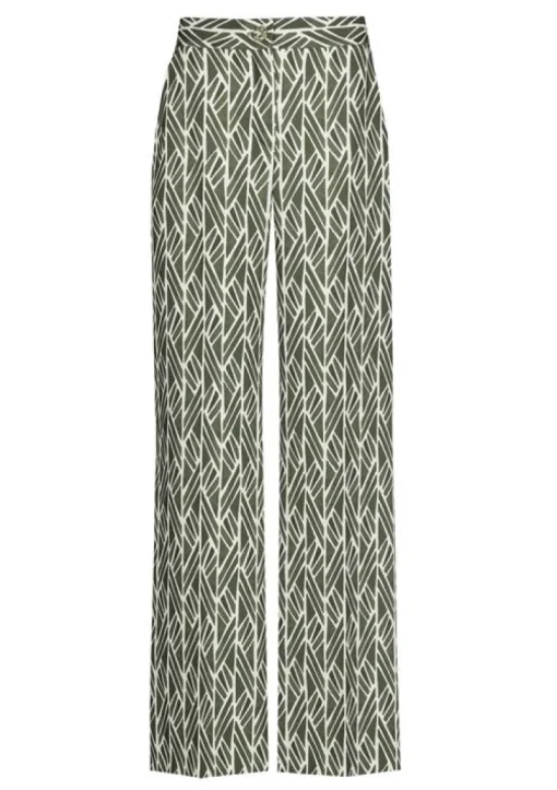 Caroline Biss Pantalon Groen 1557