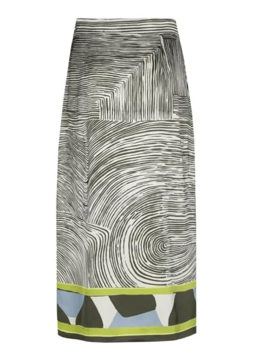 Caroline Biss Rok Groen 1754