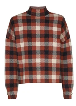 Caroline Biss Turtleneck Pullover Multicolor