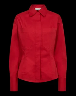 Copenhagen Muse Carmen Blouse Rood
