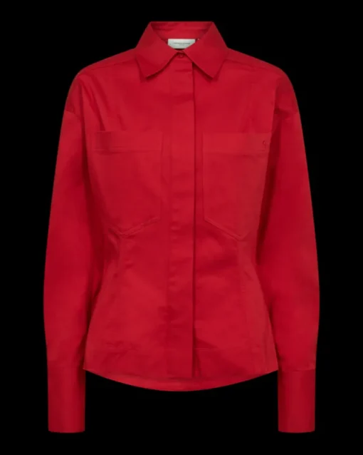 Copenhagen Muse Carmen Blouse Rood