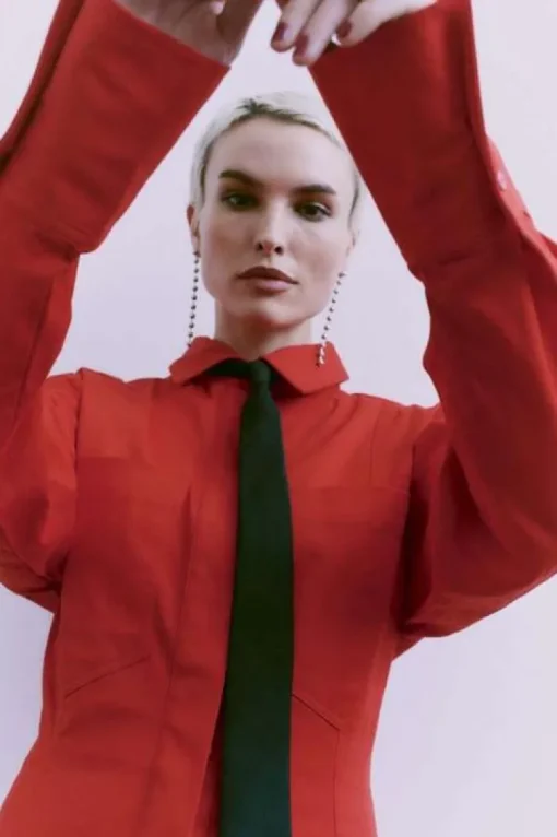 Copenhagen Muse Carmen Blouse Rood