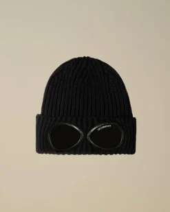CP Company Goggle Muts Blauw 17CMAC122A