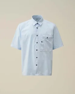 CP Company Overhemd Lichtblauw 18CMSH249A