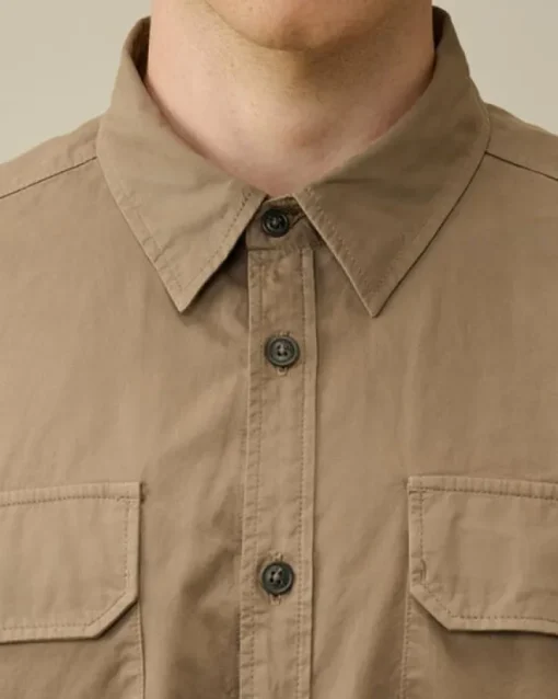 CP Company Shirtjacked Beige 17CMSH140A