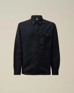 CP Company Shirtjacket Blauw 18CMSH207A