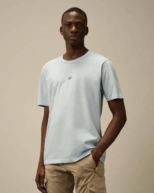 CP Company T-shirt Blauw 18CMTS088A