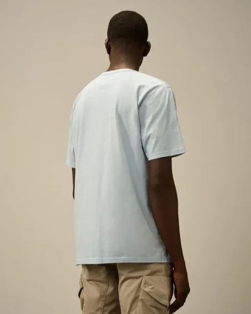 CP Company T-shirt Blauw 18CMTS088A