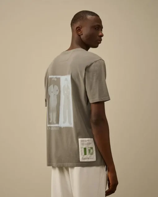 CP Company T-shirt Grijs 18CMTS307A