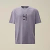 CP Company T-shirt Paars 18CMTS177A
