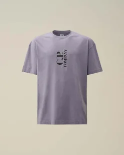 CP Company T-shirt Paars 18CMTS177A