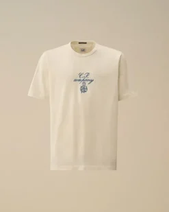 CP Company T-shirt Wit 18CMTS109A