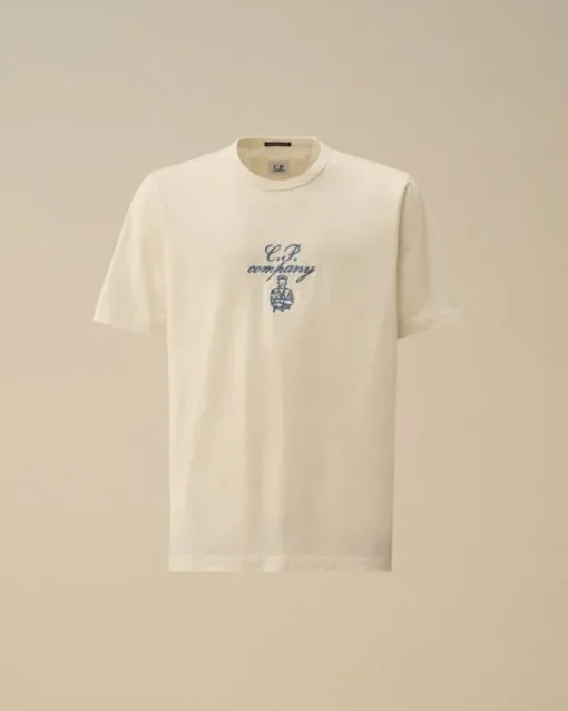 CP Company T-shirt Wit 18CMTS109A