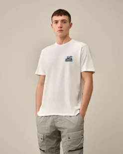 CP Company T-shirt Wit 16CMTS286A