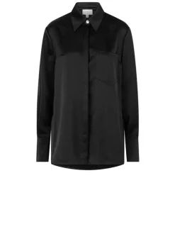 Dante 6 Blouse Louda Satin Zwart
