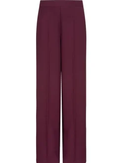Dante 6 Broek Lucas Wide Leg Wijnrood