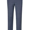 Dressler Pantalon Blauw Geruit 00440 3B35
