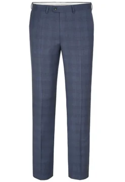 Dressler Pantalon Blauw Geruit 00440 3B35