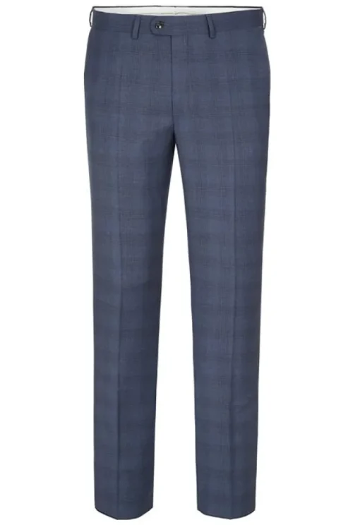 Dressler Pantalon Blauw Geruit 00440 3B35