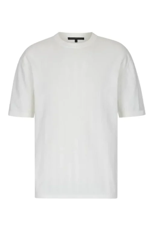 Drykorn Gebreid T-shirt Off-white Derico 425095