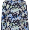 Frank Walder Vest Blauw Dessin