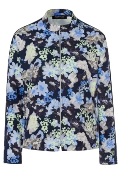 Frank Walder Vest Blauw Dessin