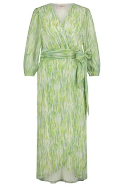 Freebird Jurk Blossom Midi Wv-Abstract-Vis-AOP-24-1