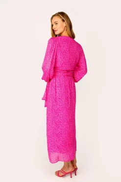 Freebird Jurk Blossom Ss Wv-Vis-Wave-Lurex-24-2