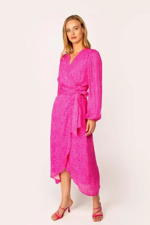 Freebird Jurk Blossom Ss Wv-Vis-Wave-Lurex-24-2