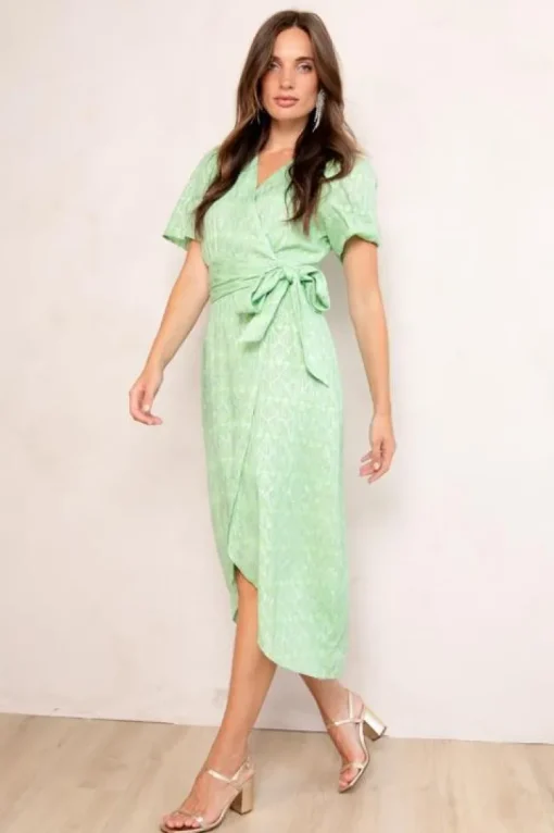 Freebird Jurk Blossom Ss Wv-Lurex-Vis-25-1