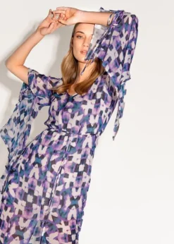 Freebird Jurk Silvana Wv-Aop-Ethnic-Vis-23-1