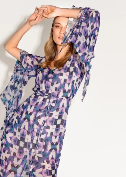 Freebird Jurk Silvana Wv-Aop-Ethnic-Vis-23-1