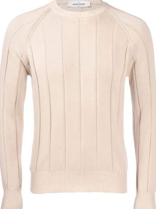 Gran Sasso Crew Trui Beige 23127/18169