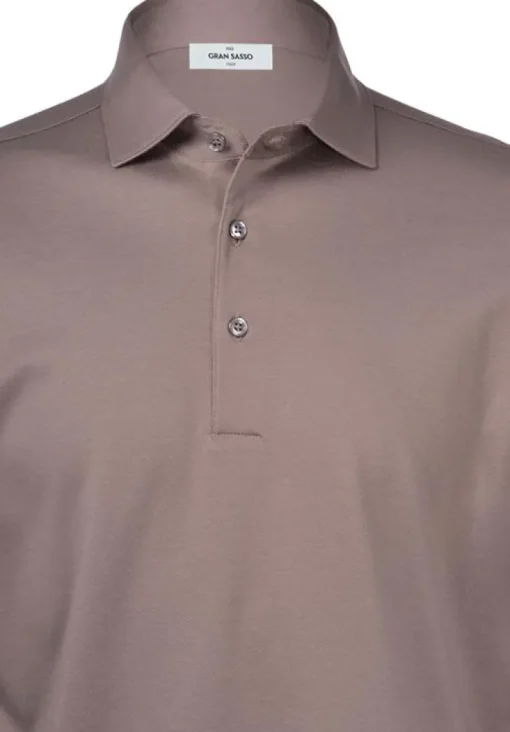 Gran Sasso Piquet Polo Taupe 60103/74201