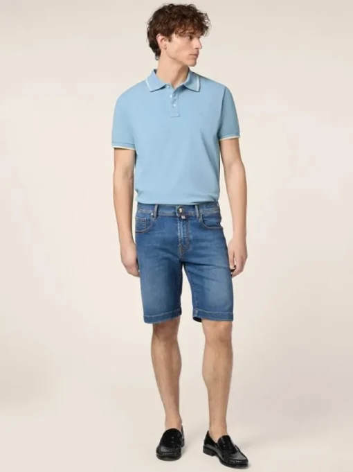 Jacob Cohen Polo Blauw E2464
