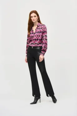 Joseph Ribkoff Flare Broek 243139 Zwart