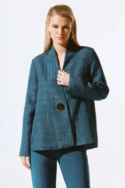 Joseph Ribkoff Jacket 243788 Aqua
